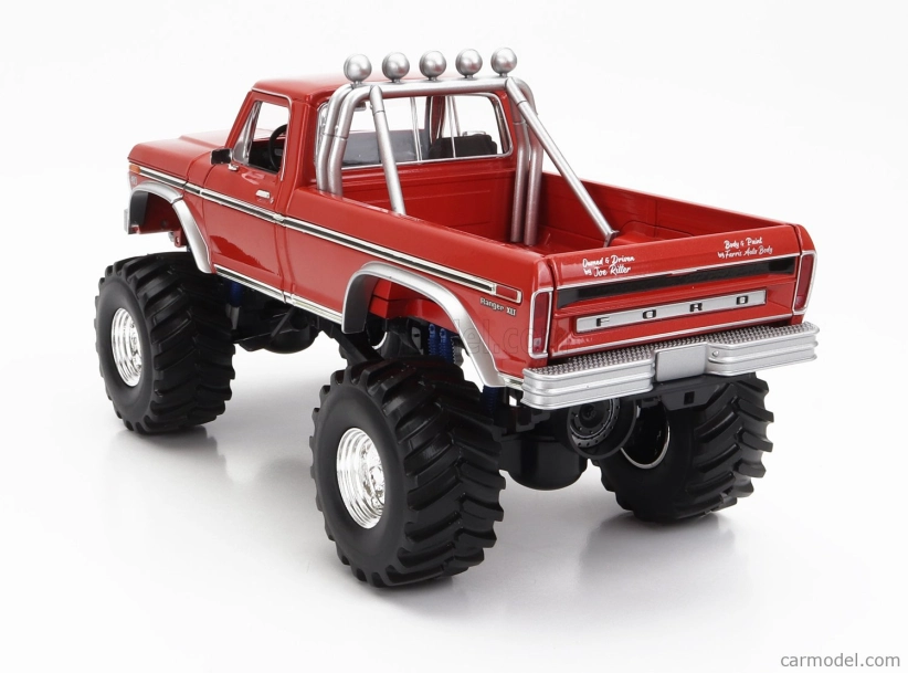 Greenlight Ford USA F-250 Monster Truck Godzilla 1974 1:18, červená