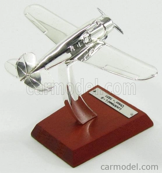 Edicola Lockheed martin L9 Orion Airplane 1931 - 4cm X 6.5cm 1:200 Chrome