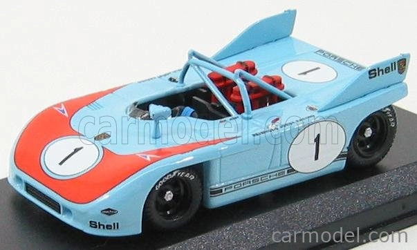 Najlepší model Porsche 908/3 N 1 Brans-hatch 1972 Jost - Casoni 1:43 Light Blue Orange