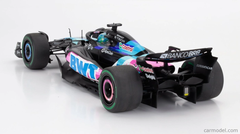 Solido Alpine F1  A524 Team Bwt Alpine N 31 Brazilian Gp 2024 Esteban Ocon 1:18 Černá Modrá Růžová
