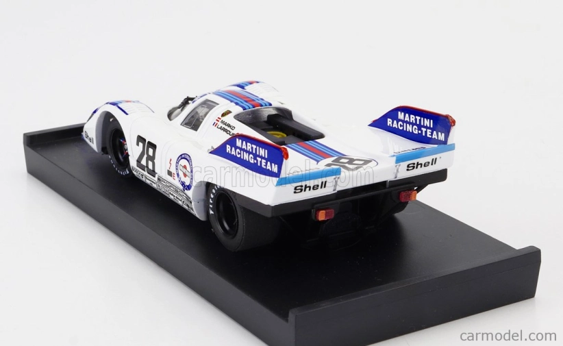 Brumm Porsche 917k Martini Racing Team N 28 1000km Austria 1971 Helmut Marko - Gerard Larrousse 1:43 Bílá Modrá Červená