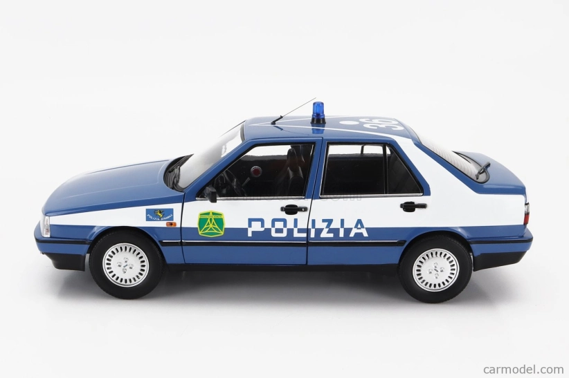 Mitica-diecast Fiat Croma Cht Polizia 1987 Police 1:18 Light Blue White