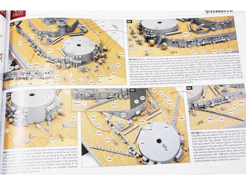 AMATI Bismark 1939 1:200 kit
