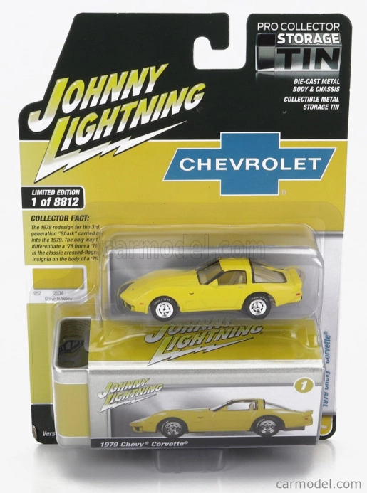 Johnny lightning Chevrolet Set Assortment 6 Pieces 1:64 Různé