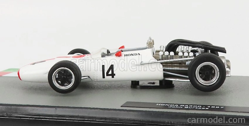 Edicola Honda F1 Ra300 N 14 Sezóna 1967 John Surtees 1:43 Biela červená
