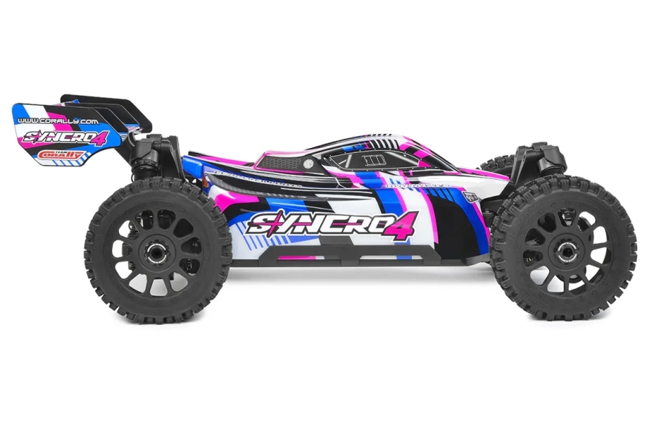 SYNCRO-4 - BUGGY 4WD 3-4S Brushless - RTR - 2026 růžová