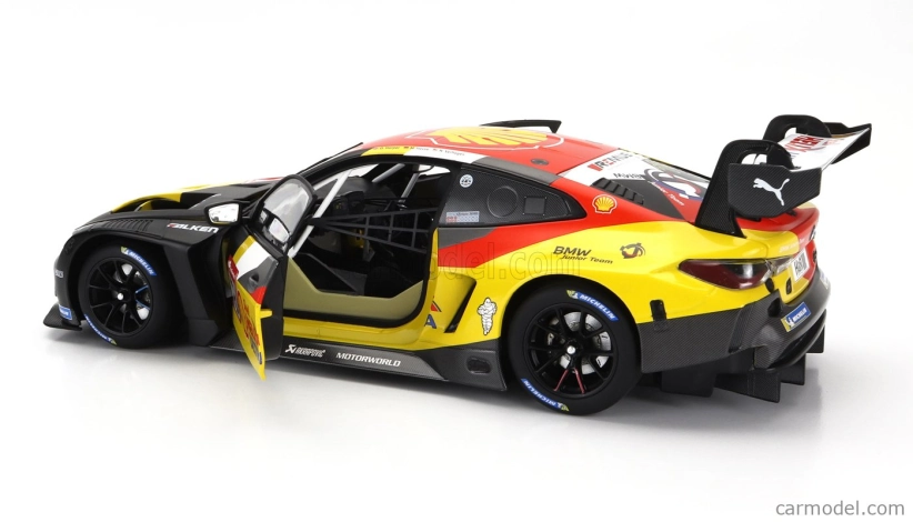 Minichamps BMW radu 4 M4 Gt3 Team Bmw Junior N 72 24h Nurburgring 2023 Dan Harper - Max Hesse - Neil Verhagen 1:18 čierna žltá červená