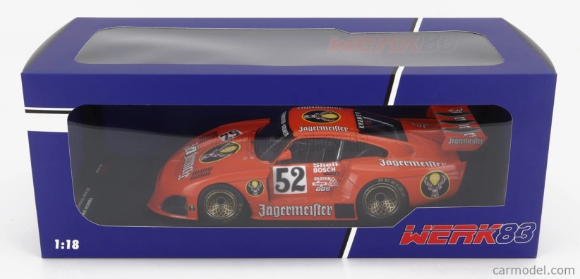 Werk83 Porsche 935 K4 Turbo Team Kremer Jagermeister N 52 Winner Norisring Drm 1981 B.wollek 1:18 Oranžová