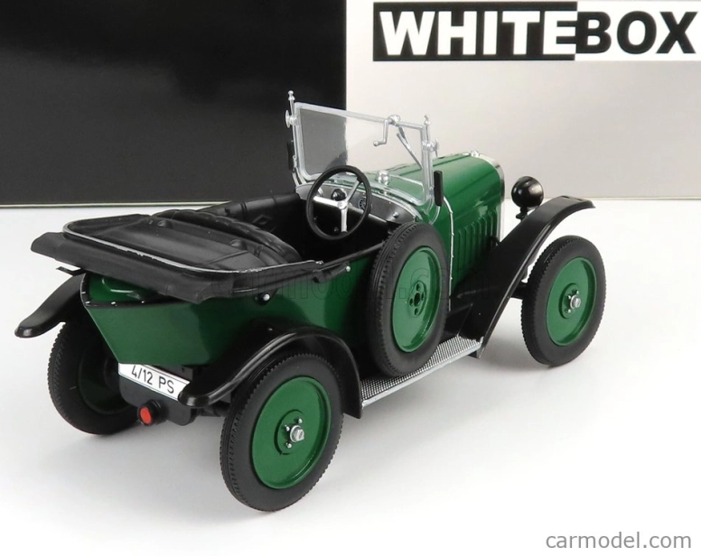 Whitebox Opel 4/12 Ps Cabriolet Rhd 1924 1:24 Zelená Černá