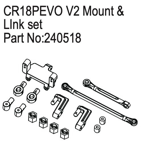 HBP240518 - Mount & Link Set for EVO V2