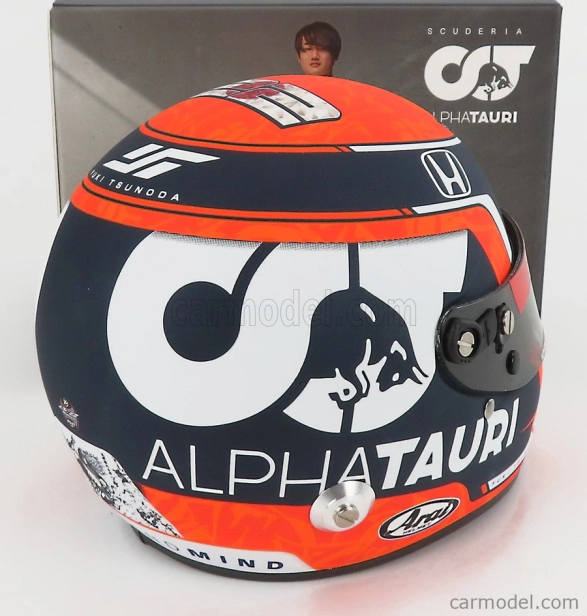 Mini helmet Arai helma F1 At02 Honda Ra620h Team Alpha Tauri N 22 1:2