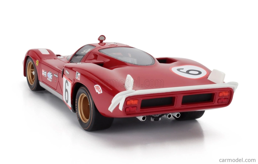 Werk83 Ferrari 512s 5.0l V12 Long Tail Team Sefac Spa Ferrari N 6 24h Le Mans 1970 Ignazio Giunti - Nino Vaccarella 1:18 Red