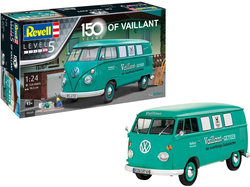 Revell Volswagen T1 Bus 150 rokov Vaillant (1:24) (darčeková súprava)