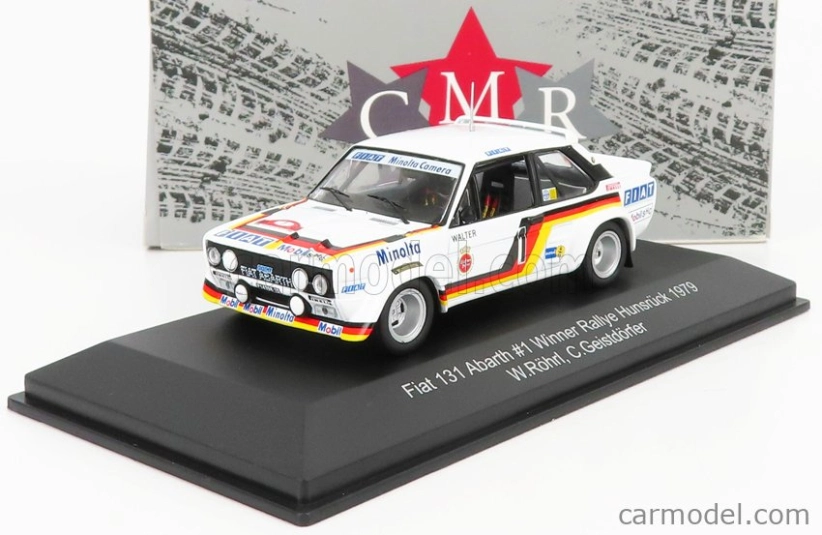 Cmr Fiat 131 Abarth N 1 Winner Rally Hunsruck 1979 W.rohrl - C.geistdorfer 1:43 Bílá Červená