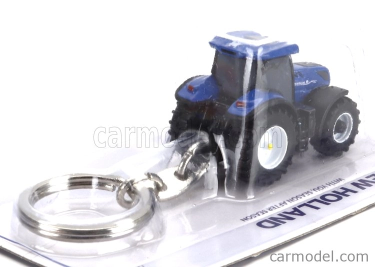 Universal hobbies New holland Portachiavi - Keyring T7.300 Tractor 2020 - Cm. 4.0 1:87 Modrá Černá