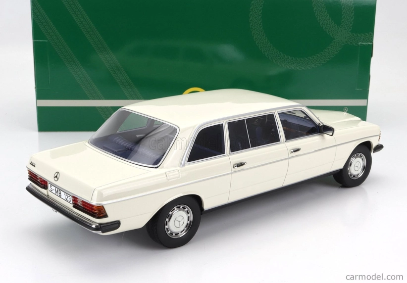 Modely v mierke E Mercedes Benz triedy E 250 (w123) 1978 1:18 Biela