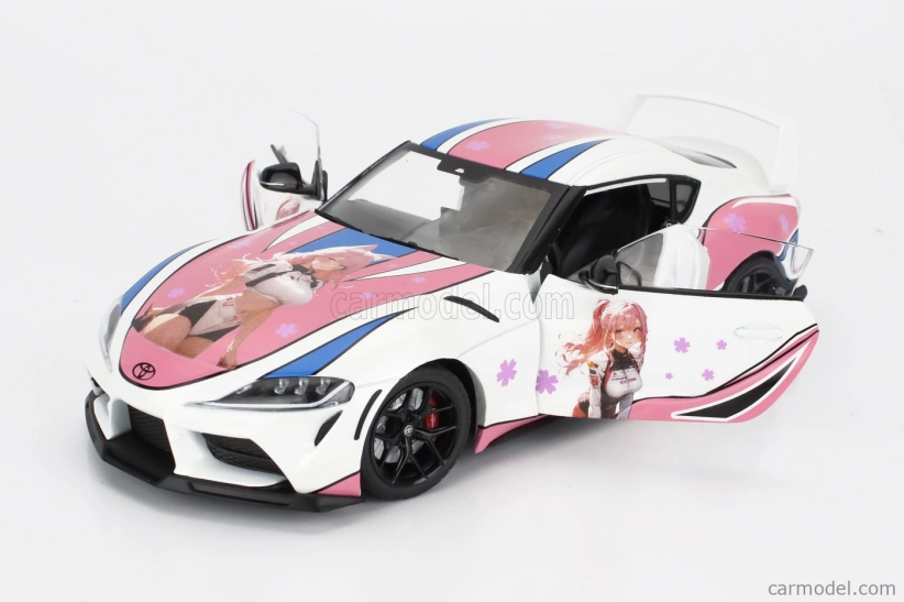 Solido Toyota Supra Gr Itasha 2024 1:18 Bílá Růžová