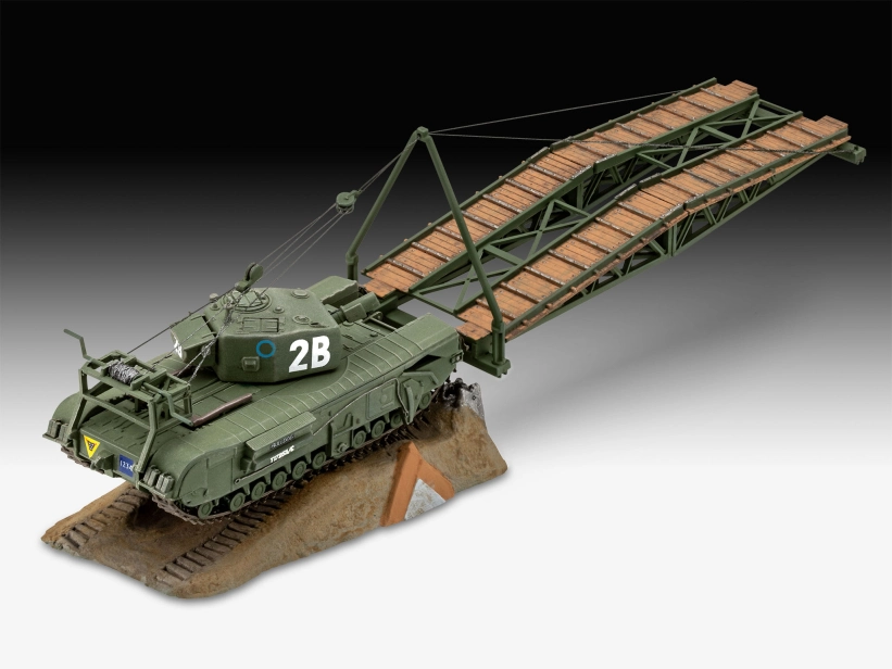 Plastikový modelKit tank 03297 - Churchill A.V.R.E. (1:76)