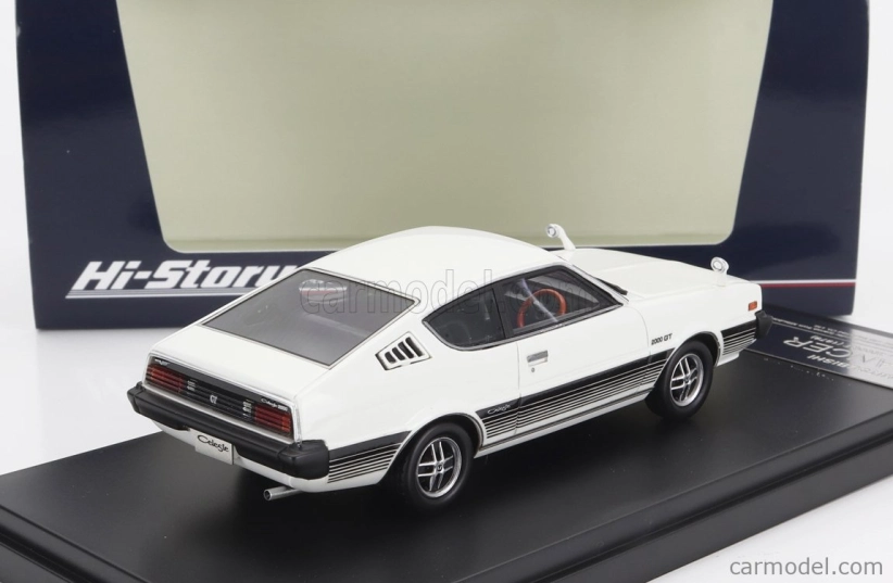 Hi-story Mitsubishi Lancer Celeste 2000gt 1979 1:43 Biela strieborná
