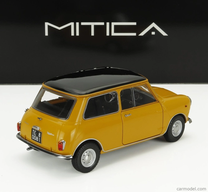 Mitica-diecast Innocenti Mini Cooper Mk1 1966 1:18 Ochra Black