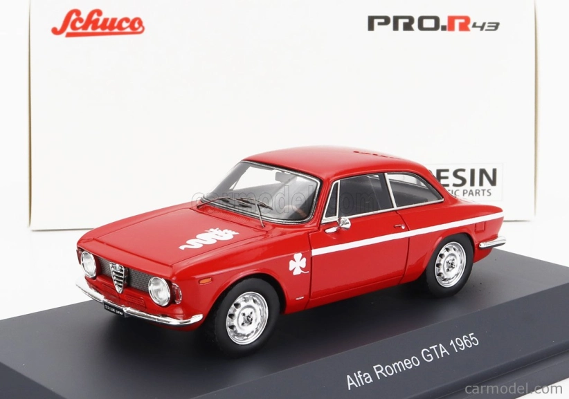 Schuco Alfa romeo Giulia Gta Sprint 1965 1:43 červená