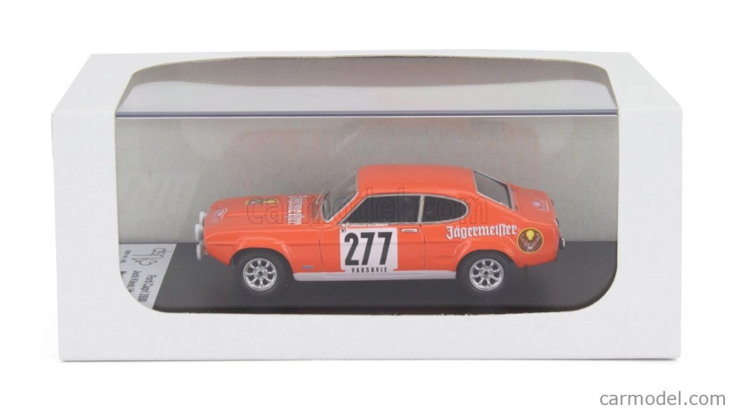 Trofeu Ford england Capri 2600 (night Version) N 277 Rally Montecarlo 1973 Jochi Kleint - Harry Zwiers 1:43 Orange