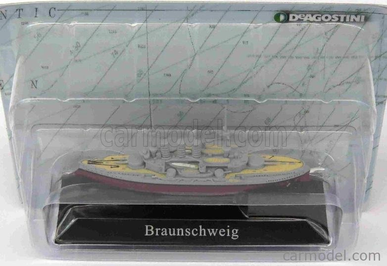 Edicola Warship Braunschweig Liner Warship Germany 1902 1:1250 Military