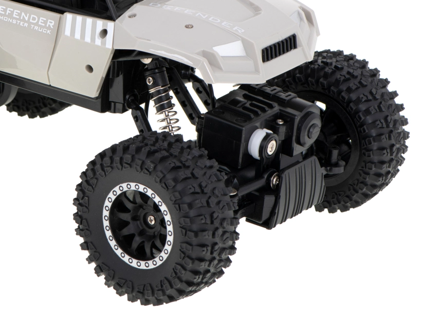 RC crawler Pick up 6x6, stříbrná