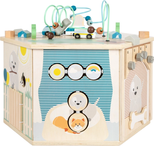 Small Foot Motorická interaktivní kostka Pets XXL