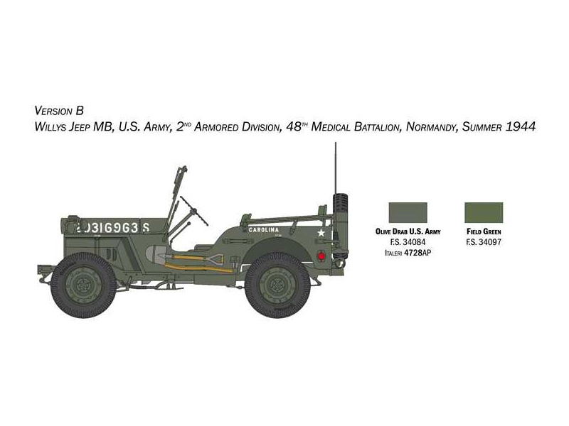 Italeri Willys Jeep MB (1:24)