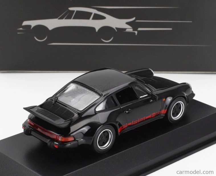 Minichamps Porsche 911 930 Turbo Coupe 1977 - 50 rokov Porsche Design 1:43 čierna