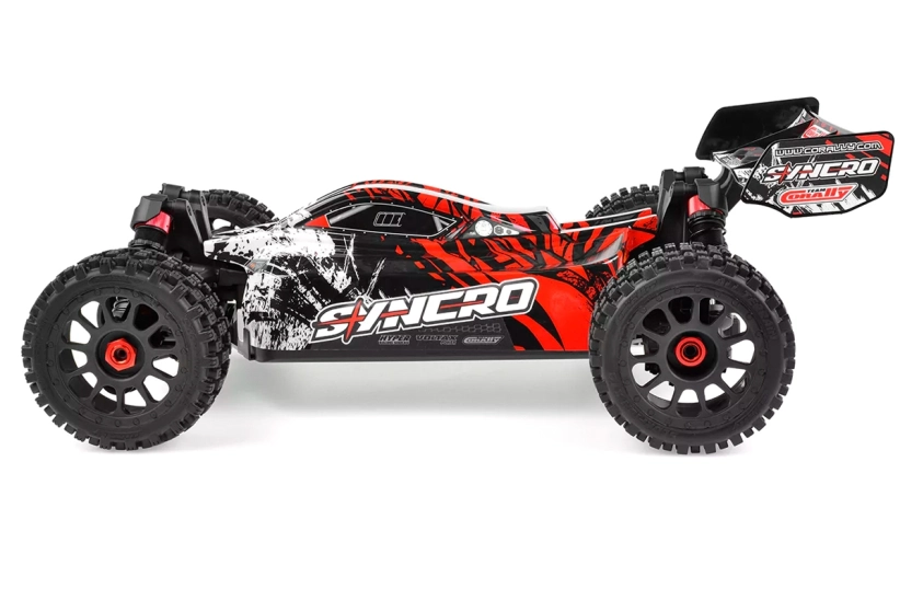 RC auto SYNCRO – BUGGY 2WD 3-4S – RTR, červená