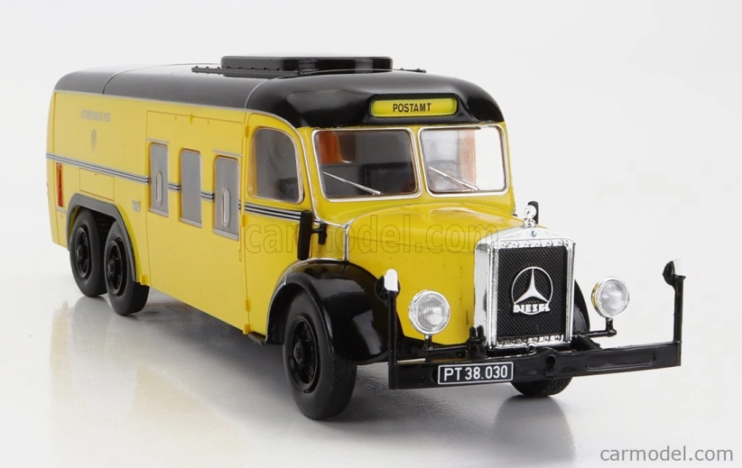 Edicola Mercedes benz O10000 Osterreichische Post 1938 1:43 Žltá