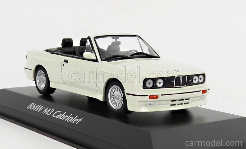 Minichamps BMW radu 3 M3 (e30) Cabriolet 1988 1:43 Biela