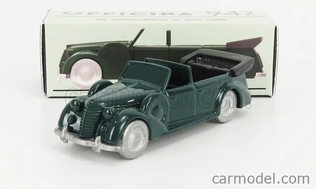 Officina-942 Fiat 2800 Torpedo Da Parata Cabriolet Carrozzeria Stab. Farina 1939 1:76 zelená