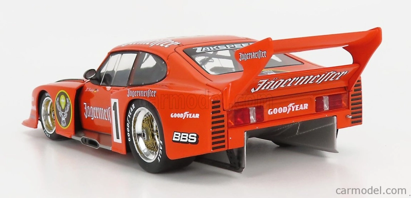 Werk83 Ford england Capri Turbo Jagermeister Gr.5 Team Zakspeed N 1 Season Drm 1982 Klaus Ludwig 1:18 Orange
