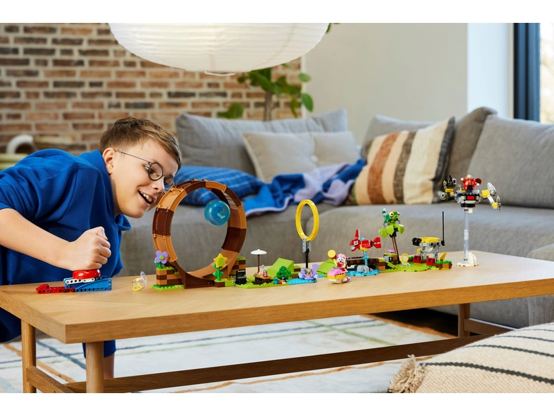 LEGO Sonic - Sonicova smyčková výzva v Green Hill