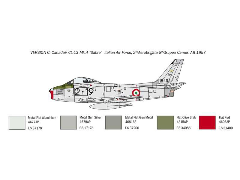 Italeri North American F-86E Sabre (1:48)