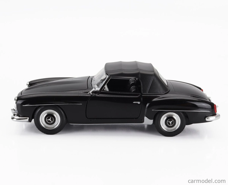 Welly Mercedes Benz 190sl Cabriolet uzavretý 1955 1:24 čierna