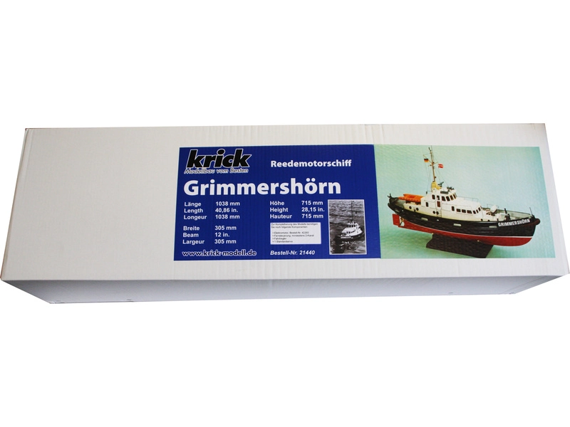 RC stavebnica Krick prístavný remorkér Grimmershörn kit