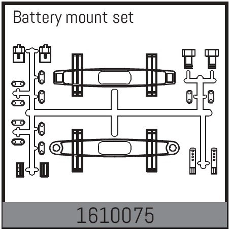 Battery mount set