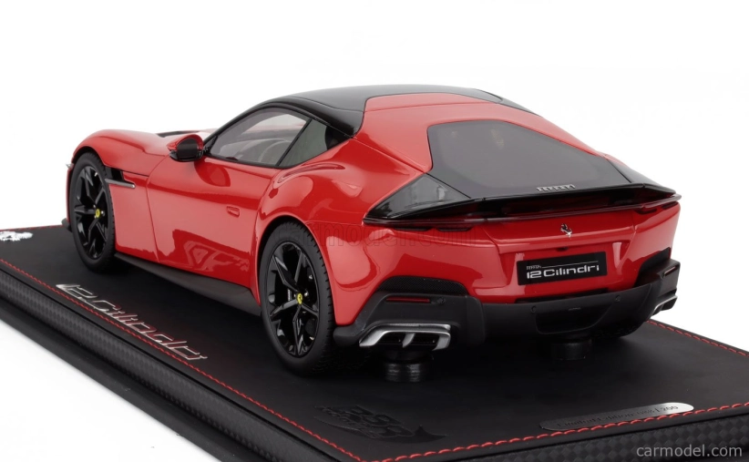 Bbr-models Ferrari 12cilindri Coupe V12 830cv 2024 - Con Vetrina - With Showcase 1:18 Rosso Corsa - Červená