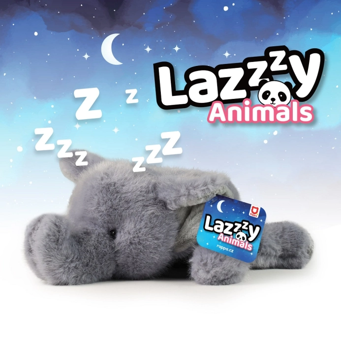 Rappa Plyšový slon 29 cm Lazy Animals