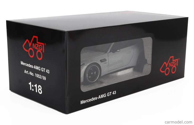Nzg Mercedes benz Amg Gt43 (c192) 2024 1:18 sivá čierna
