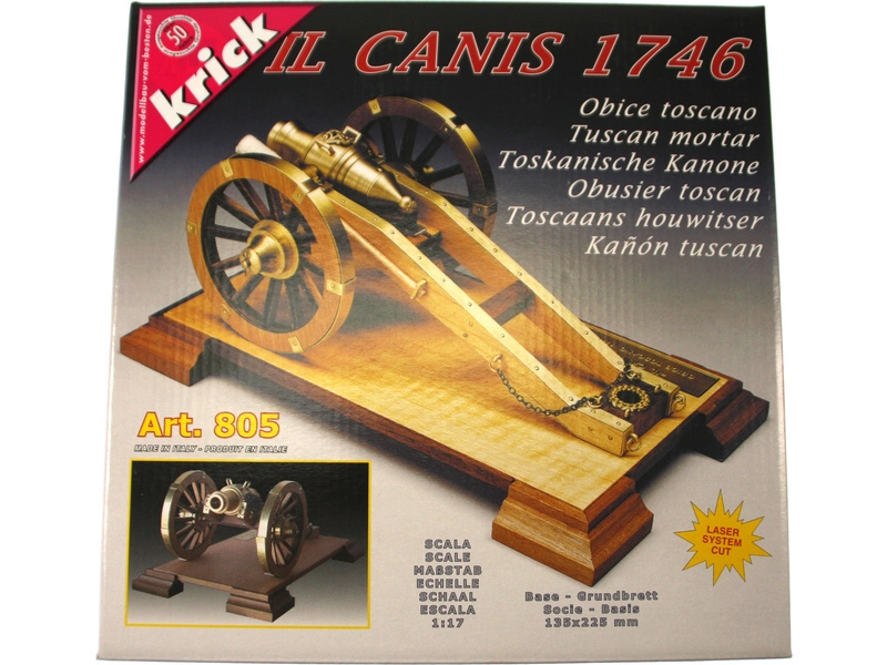 Mantua Model Toskánský kanón 1:17 kit