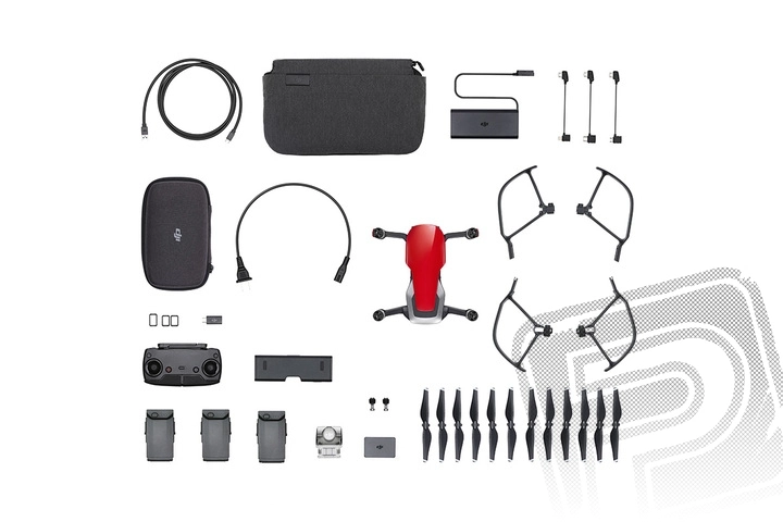 BAZAR - Dron DJI Mavic Air Fly More Combo (Flame Red)