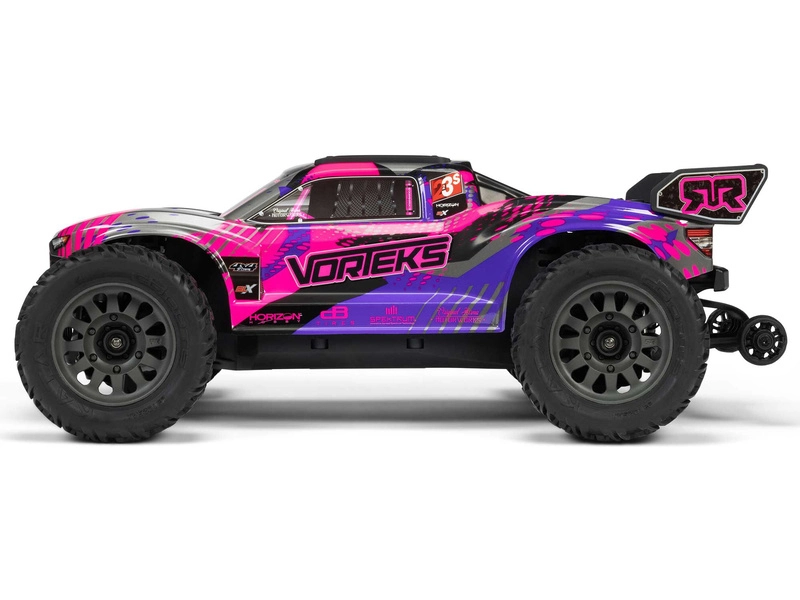 RC auto Arrma Vortex 223S BLX 1:10 4WD RTR DSC, fialová