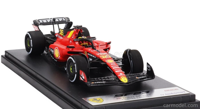 Looksmart Ferrari F1 Sf-23 Team Scuderia Ferrari N 16 Monza Gp 2023 Charles Leclerc 1:43 Červená Černá