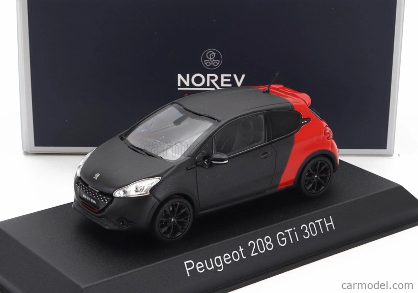 Norev Peugeot 208 Gti 2014 1:43 Čierna červená