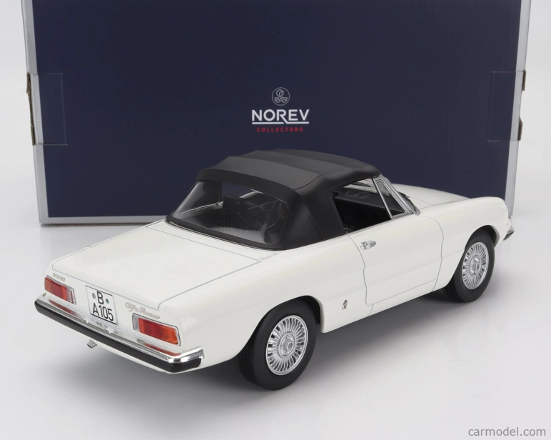 Norev Alfa romeo Duetto 2000 Spider 1978 1:18 Biela